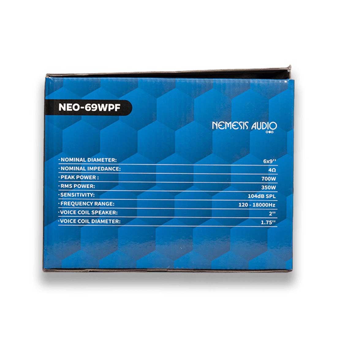 Nemesis Audio NEO-69WPF 6" x 9" 700W Water Resistant Neodymium Midrange Speaker