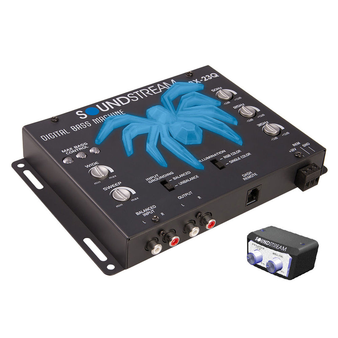 Soundstream BX-23Q Digital Reconstruction Processor w/ 3 Band Bass Equalizer