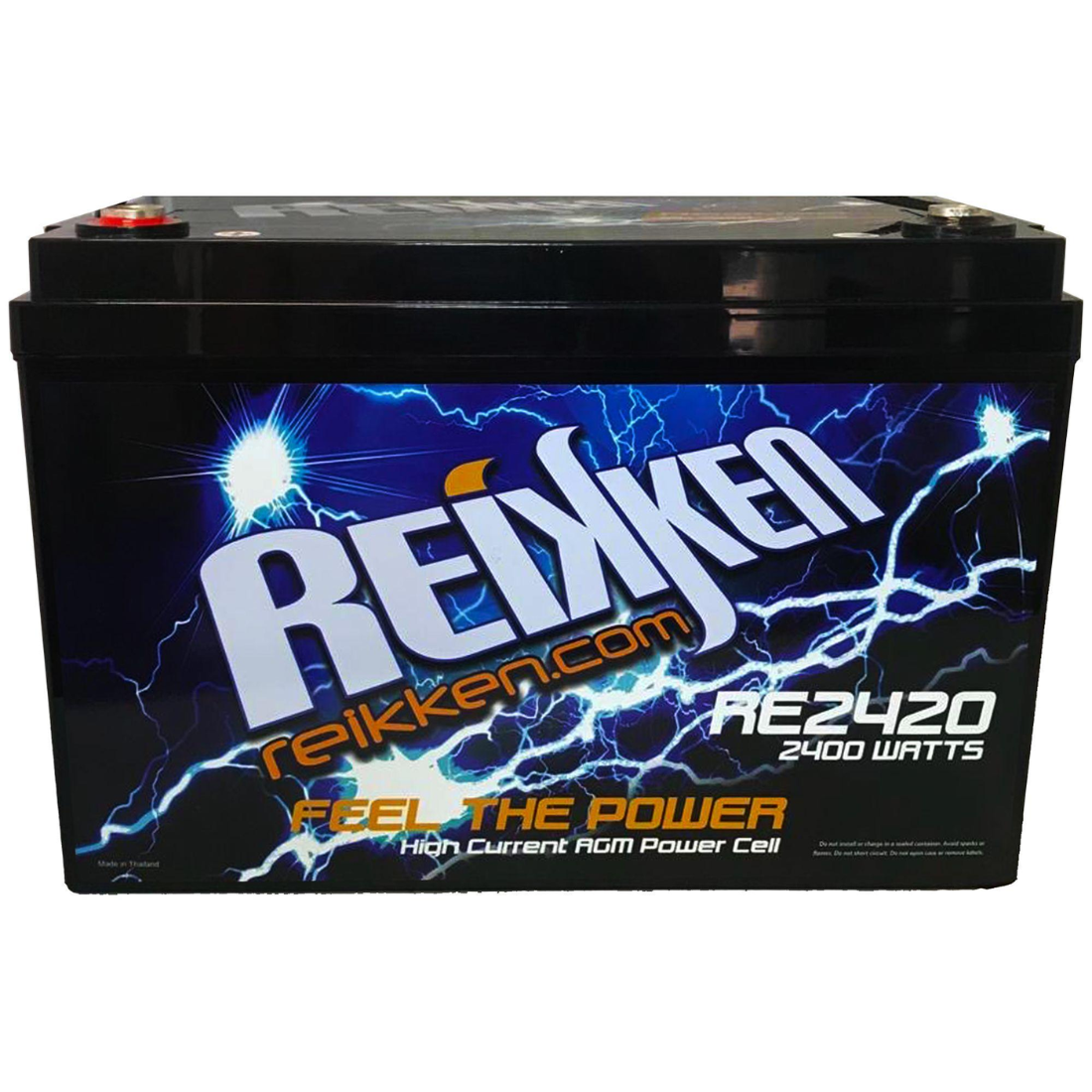 Reikken RE2420 Group 31 110aH 2400 Watts High Current AGM Power Cell Battery