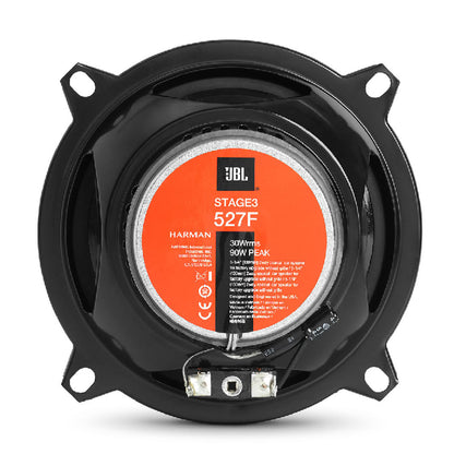 JBL Stage3 527F 5-1/4" 2-Way 200W Peak 3-Ohm Car Audio Speakers NO GRILL (Pair)