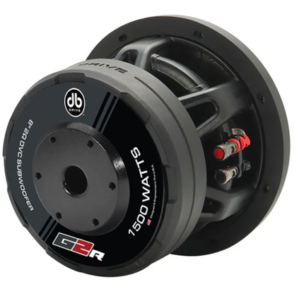 DB Drive WDX8G2R.4 8" 1500 Watts Dual 4-Ohm Voice Coil Car Audio Subwoofer