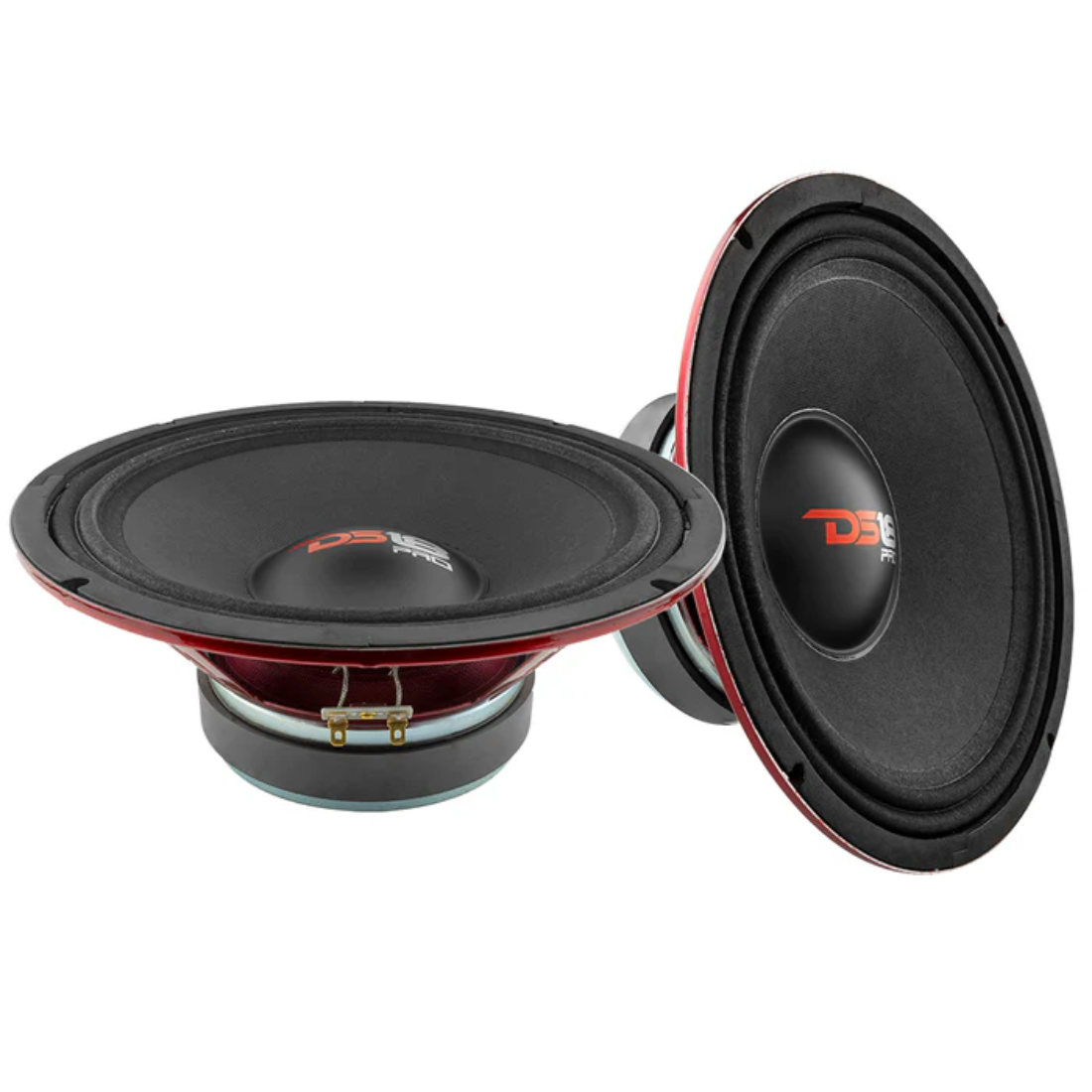 DS18 PRO-X10.4M 10" 600W Max 4-Ohm Car Audio Mid-Range Loudspeaker (Single)
