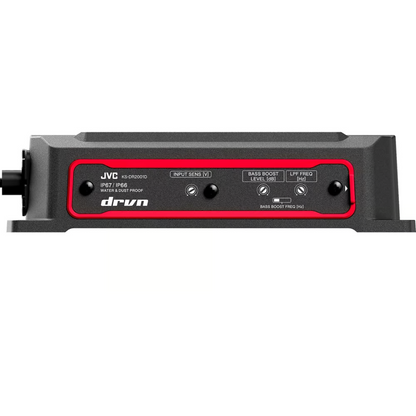 JVC KS-DR2001D 600W Max Mono Car/UTV/Motorcycle Compact Digital Marine Amplifier