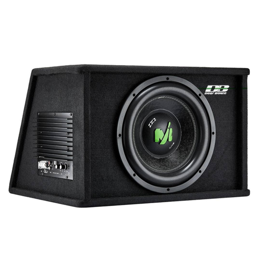 Deaf Bonce ML10A 10" 1000W Max 4-Ohm Loaded Subwoofer Enclosure w/ Amplifier