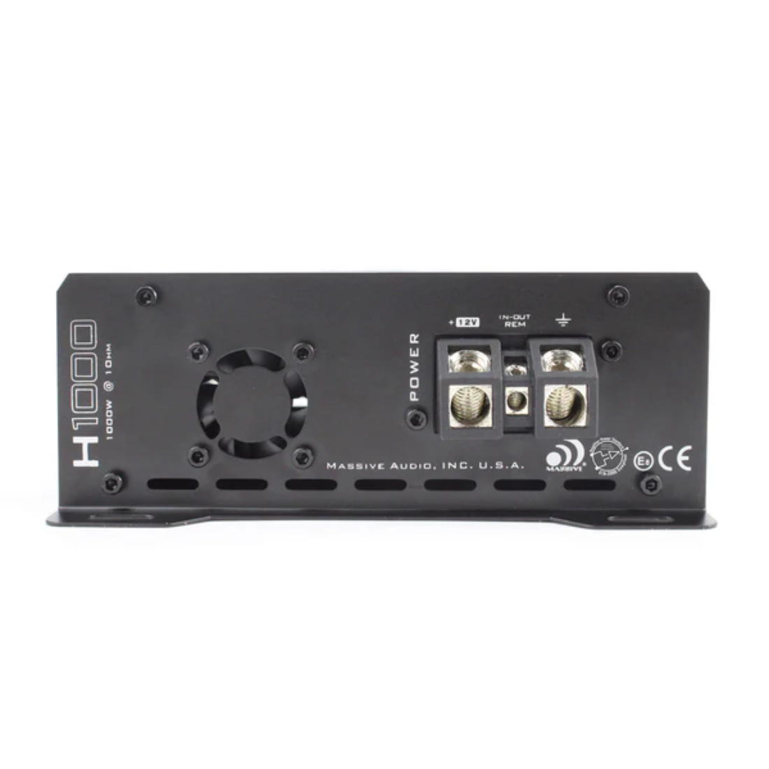 Massive Audio H1000 1-CH Monoblock 1050 Watts RMS @ 1 Ohm Class-D Car Amplifier