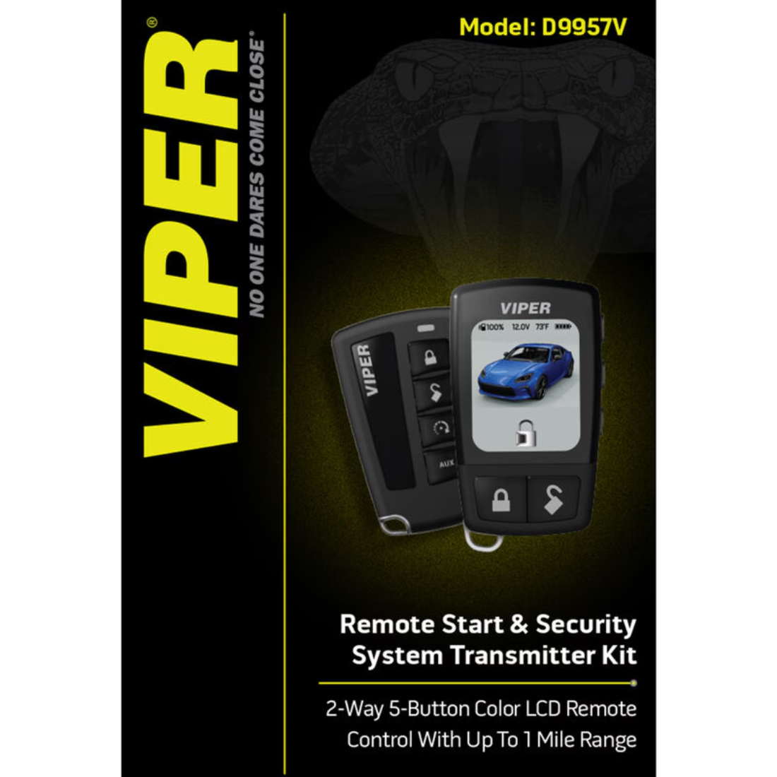 Viper D9957V 2-Way 5-Button Remote Start & Security System Transmitter Kit