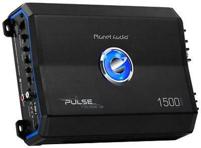Planet Audio PL1500.1M 1500 W Max Class AB Monoblock Stereo Car Audio Amplifier