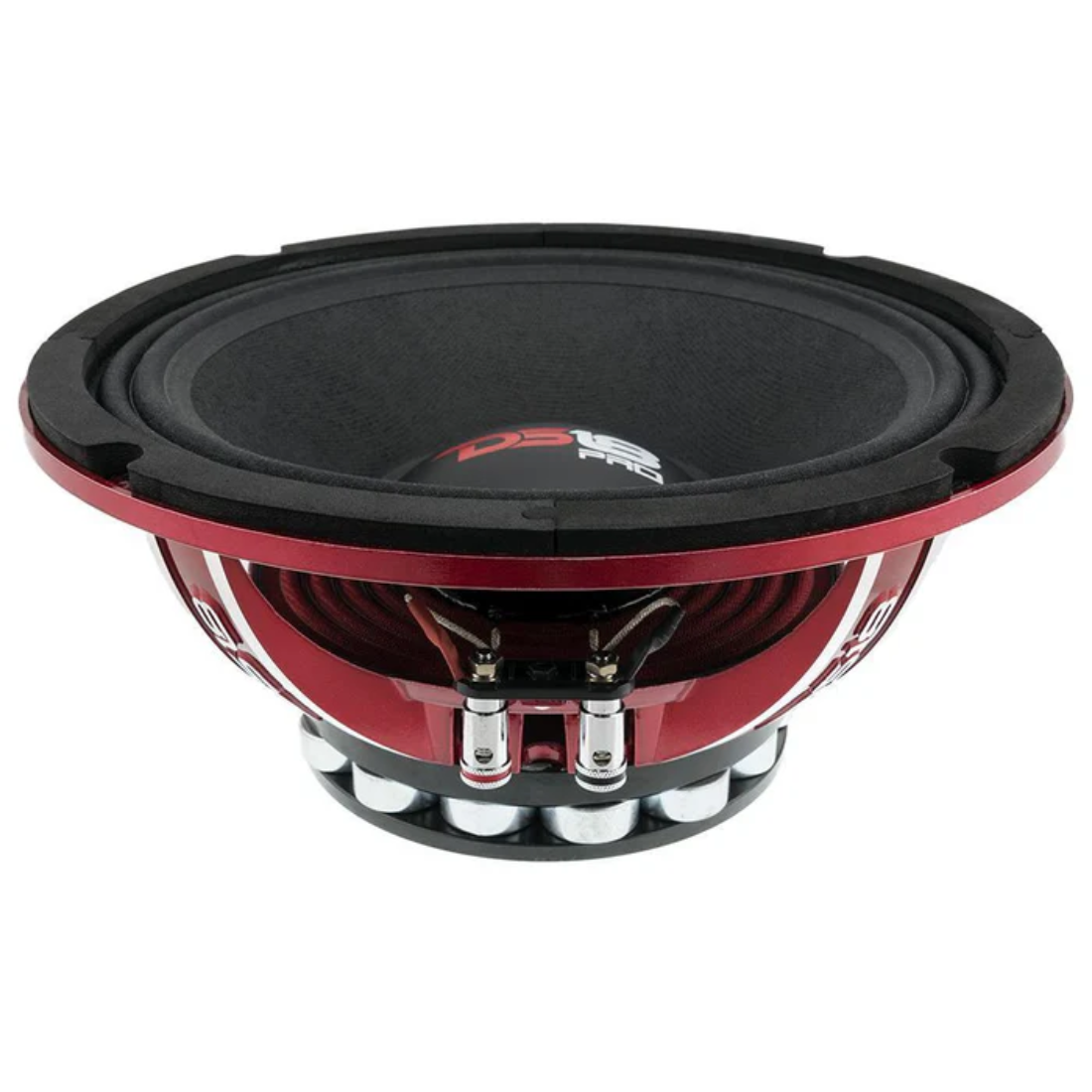 DS18 PRO-NEO10R 10" 1000W Max 4-Ohm Mid-Range Car Audio Neodymium Loudspeaker