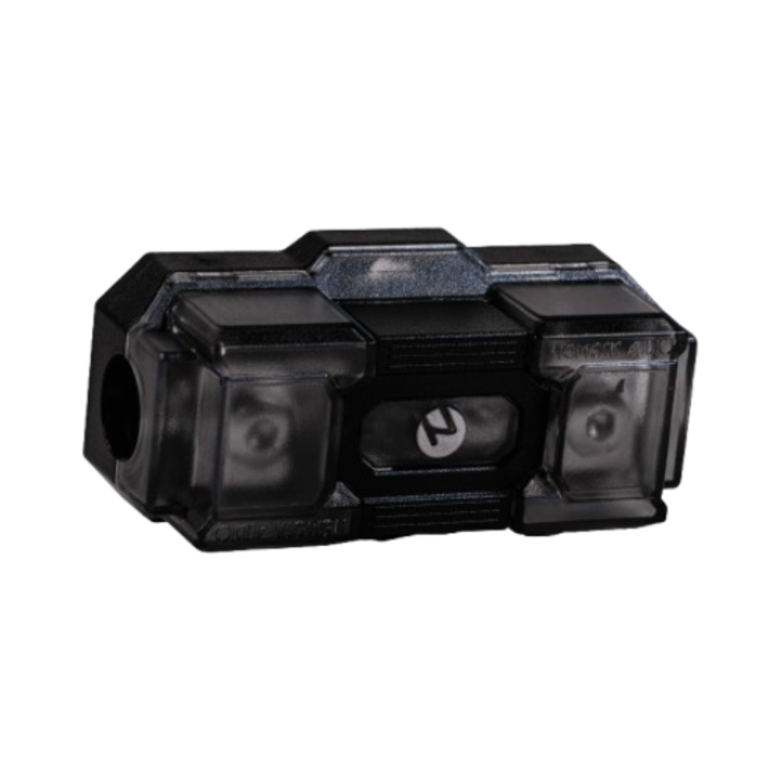 Nemesis Audio NM-ANLFH Nickel Plated ANL Fuse Holder Fits 0/4 Gauge Cable