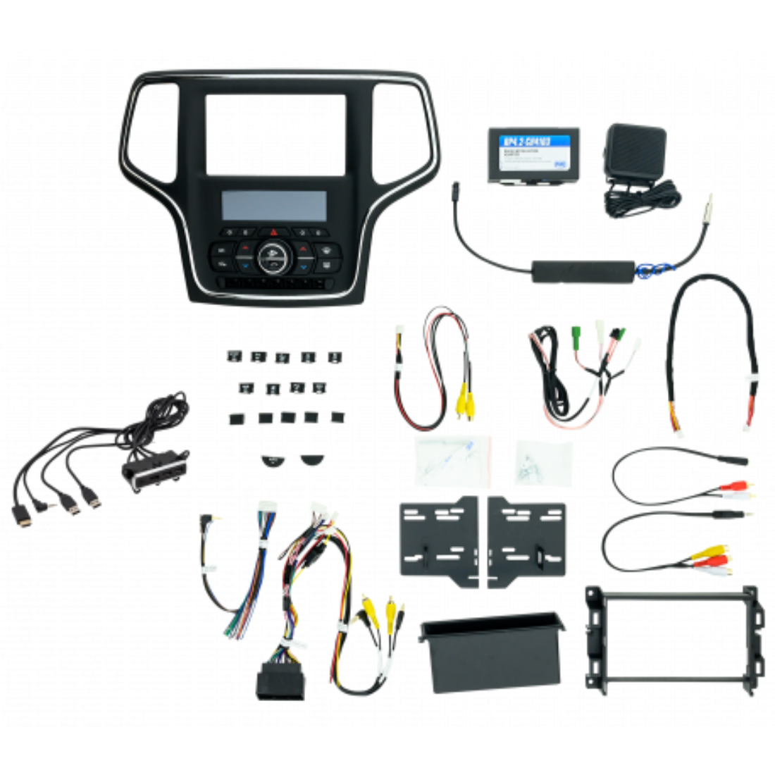 PAC RPK4-CH4103 Dash Kit w/ Integrated Climate Controls for Jeep Grand Cherokee