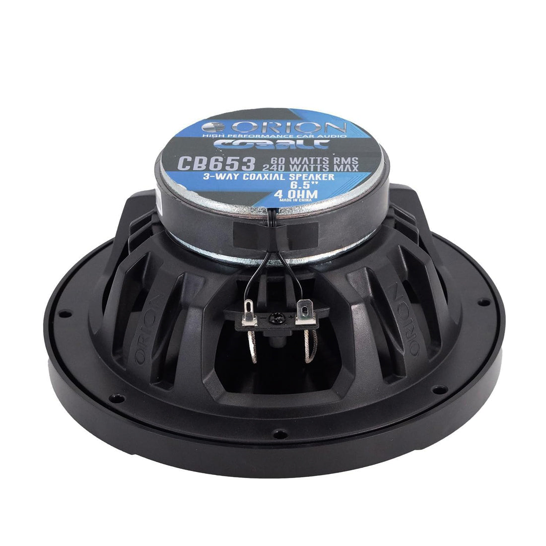Orion CB653 Cobalt Series 6.5" 3-Way 240W Max 4-Ohm Coaxial Speakers (Pair)