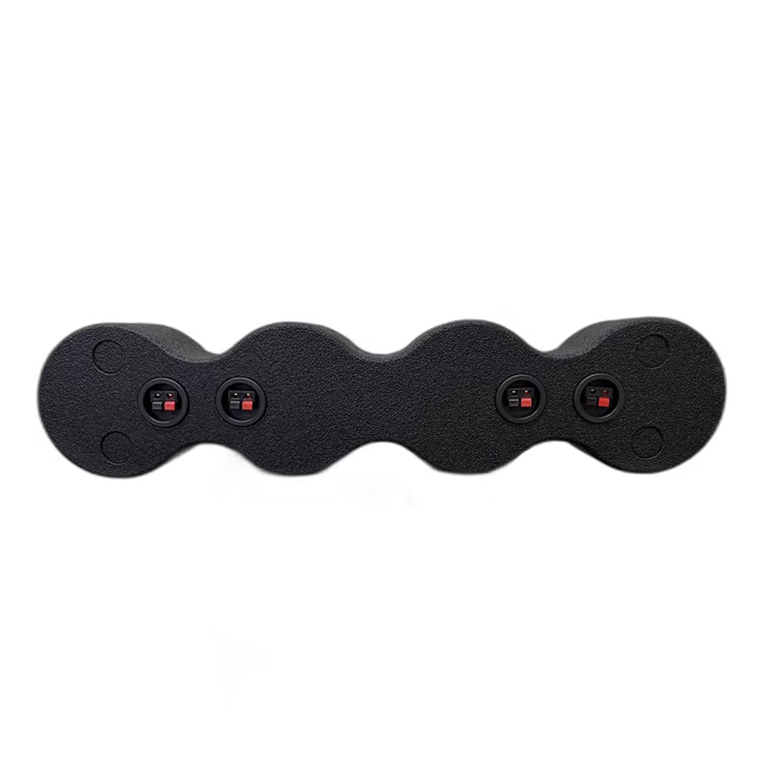 Q Power QBOMB465 Sprayed Speaker Pod + 2 Pair Deaf Bonce AP-M61SE 6.5" Speakers