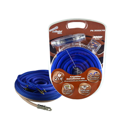 Audiopipe PK-3000CPR 0 Gauge 3000 Watts Car Audio Amplifier Installation Kit
