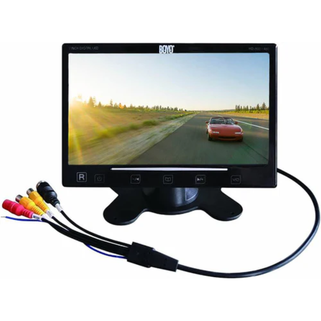 Boyo VTM7000S 7" TFT-LCD Back-Up Camera Monitor w/ Dash/Window Mount & Speaker
