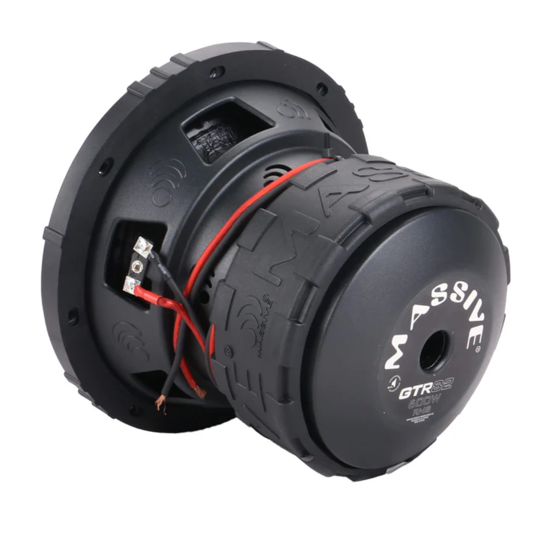 Massive Audio GTR82 8" 1000W Peak Dual 2-Ohm Voice Coil Car Subwoofer w/ Grill