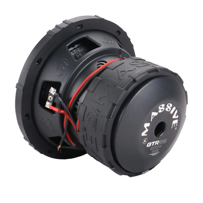 Massive Audio GTR82 8" 1000W Peak Dual 2-Ohm Voice Coil Car Subwoofer w/ Grill