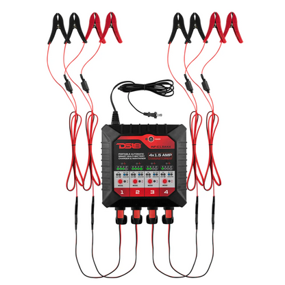 DS18 INF-C1.5AX4 4X1.5A Automatic Smart Lithium AGM Battery Charger & Maintainer