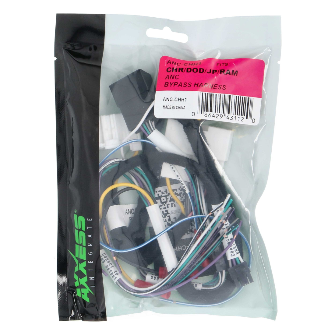 Axxess ANC-CHH1 ANC Bypass Harness for Select Chrysler/Dodge/Jeep/RAM 2015-2022