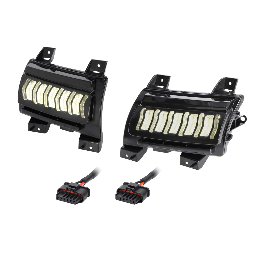 Heise JP-TSS-S Smoked Turn Signal Light for Jeep JL & JT Sport/Willys 2018-Up