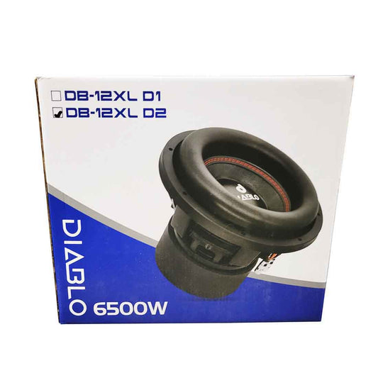 Diablo DB-12XL D2 12" 6500W Peak Dual 2-Ohms Voice Coil DVC Car Audio Subwoofer