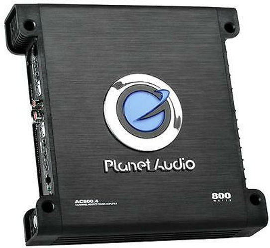Planet Audio AC800.4 800 W Max 4-CH Class AB Full Range Car Stereo Amplifier