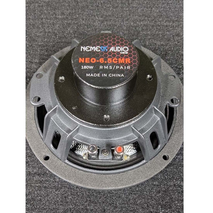 Nemesis Audio NEO-6.5CMR 6.5" 180W RMS 4-Ohm Stereo Car Audio Midrange Speakers