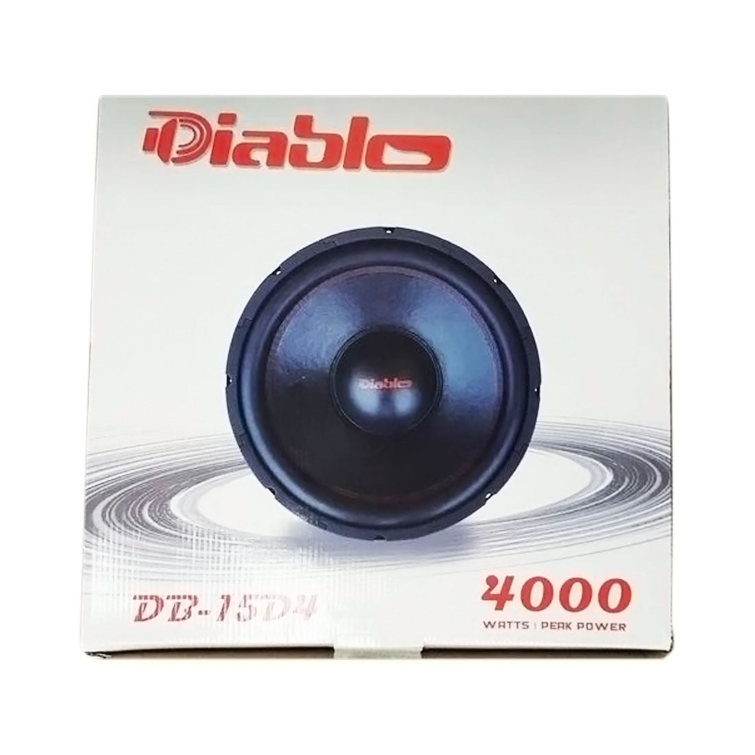 Diablo DB-15D4 15" 4000W Max Dual 4-Ohm Voice Coil DVC Car Audio Subwoofer