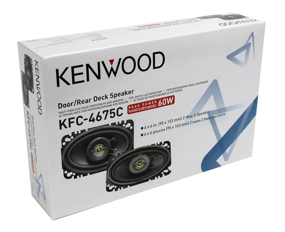 Kenwood KFC-4675C 60 W 4" x 6" 2-way Car Audio Speakers