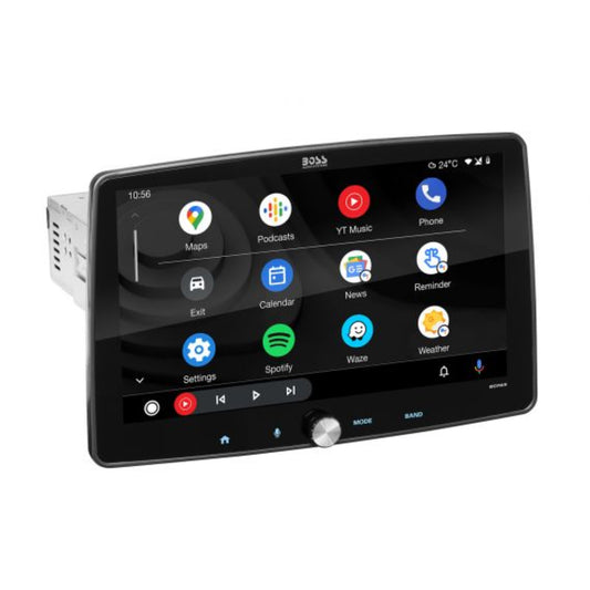 BOSS BCPA9 Single-DIN, Apple CarPlay & Android Auto, MECH-LESS Multimedia Player (no CD/DVD) 9" Touchscreen Bluetooth