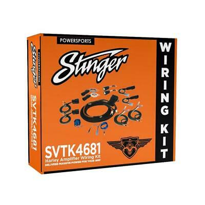 Stinger SVTK4681 Amplifier Wiring Installation Kit for Harley Davidson 1998-Up