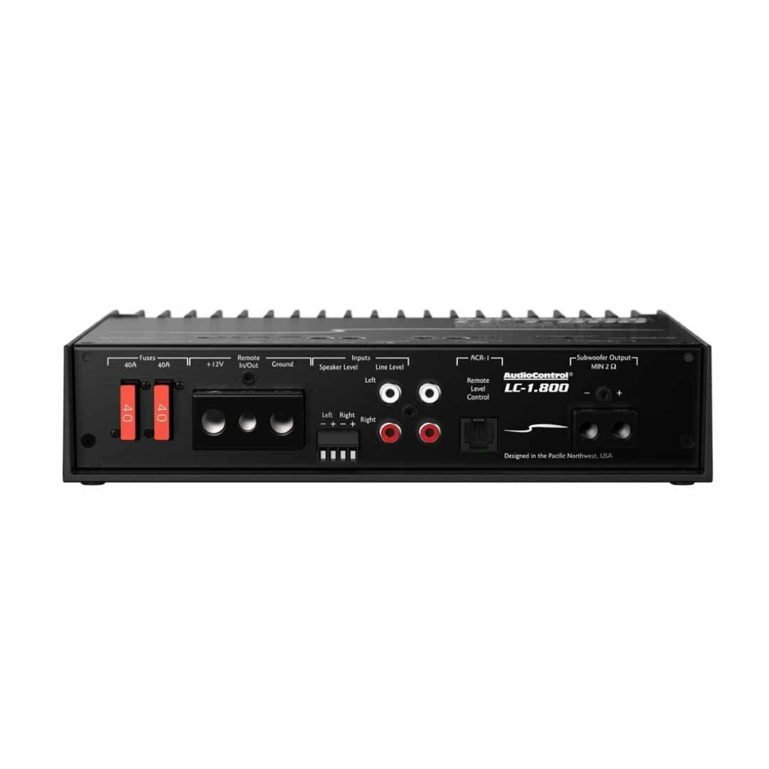 AudioControl LC1.800, LC Series Class D Monoblock Subwoofer Amplifier - 800W RMS