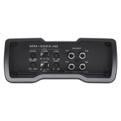 Autotek MM-3025.4D 3000W Max 4-Channel Class-D Car Audio Compact Amplifier
