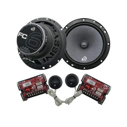 Masssive Audio FC6 - 6.5" 150 Watts RMS Component Kit Speakers