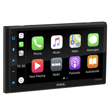 Sound Storm Laboratories DD999ACPW Double-DIN, Wireless Apple CarPlay & Android Auto, MECH-LESS Multimedia Player (no CD/DVD) 6.75" Touchscreen Bluetooth