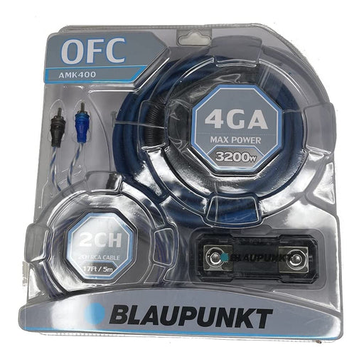 Blaupunkt AMK400 4GA Complete Car Amplifier Wire Kit Oxygen Free 3200 Watts Max Power