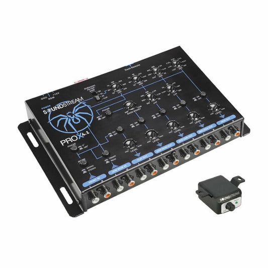 Soundstream PROX4.1 4 Way Electronic Crossover For High SPL Systems W/ Bass Knob