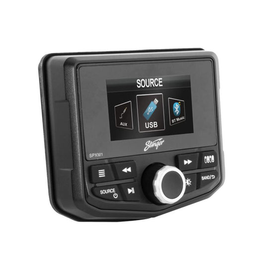 Stinger SPXM1 Marine Powersports IPX6 Digital Media Player w/ 2.7" TFT Display