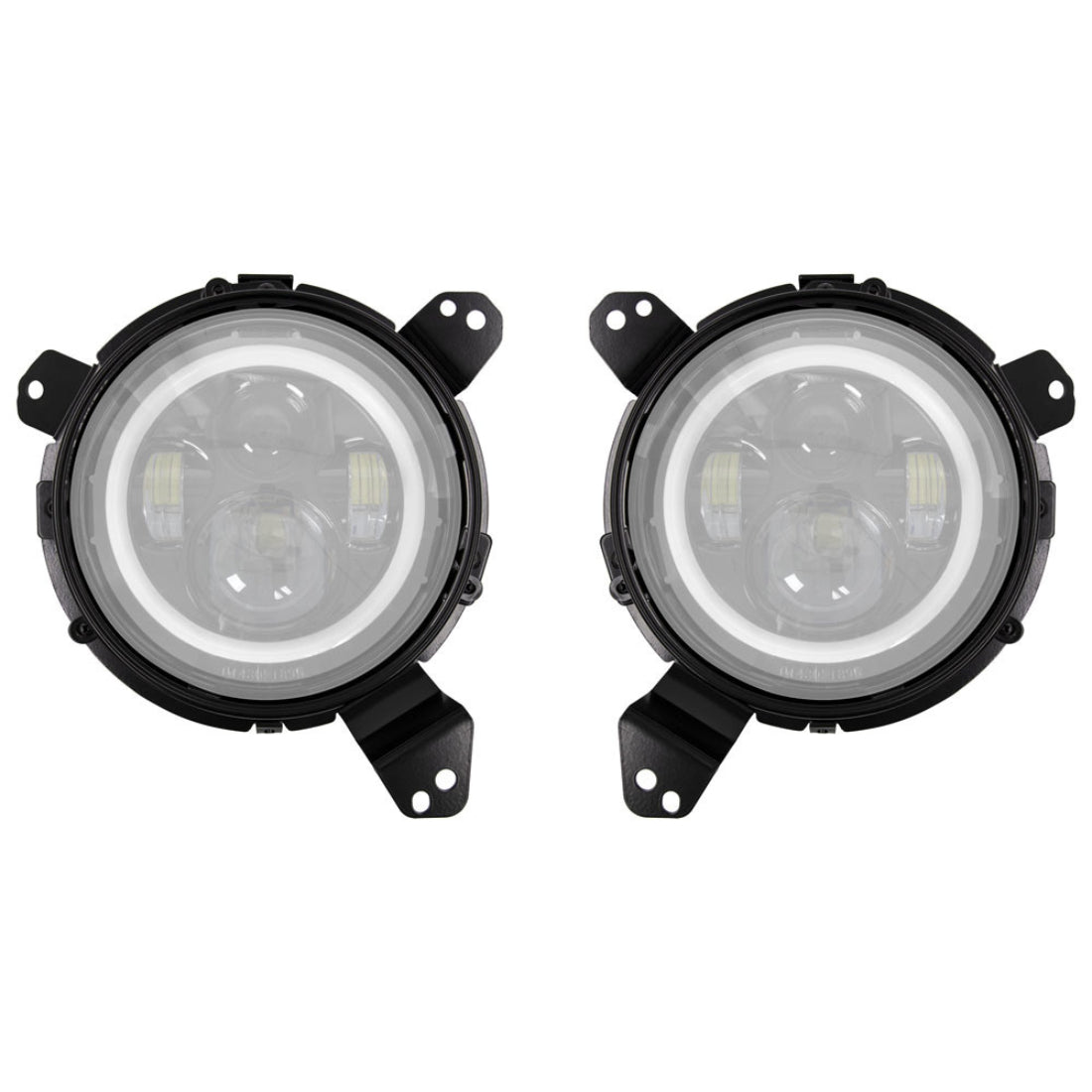 Metra JP-JLB7 7" LED Headlight Adapter Brackets for Jeep Wrangler JL 2018-Up