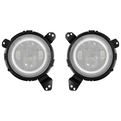 Metra JP-JLB7 7" LED Headlight Adapter Brackets for Jeep Wrangler JL 2018-Up