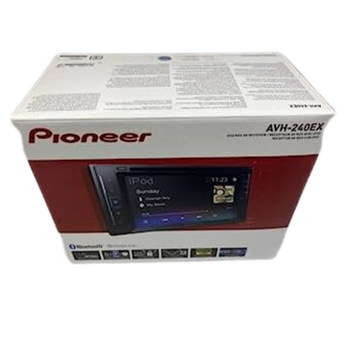 Pioneer AVH-240EX 2-DIN DVD Bluetooth 6.2" Touchscreen Receiver w/ Amazon Alexa