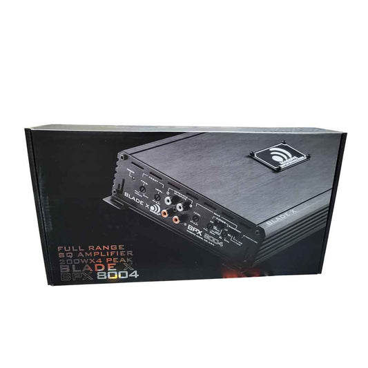 Massive Audio BPX8004 4-Channel 200Wx4 Peak Power Full Range Car Amplifier