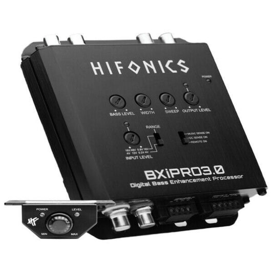HIFONICS(R) BXI PRO 3.0 Hifonics BXiPRO3.0 Digital Bass Enhancement Processor with Dash-Mount Remote