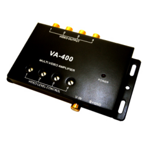 Accele Electronics ZVA400 4 Output Car Multi Video Signal Booster Amplifier