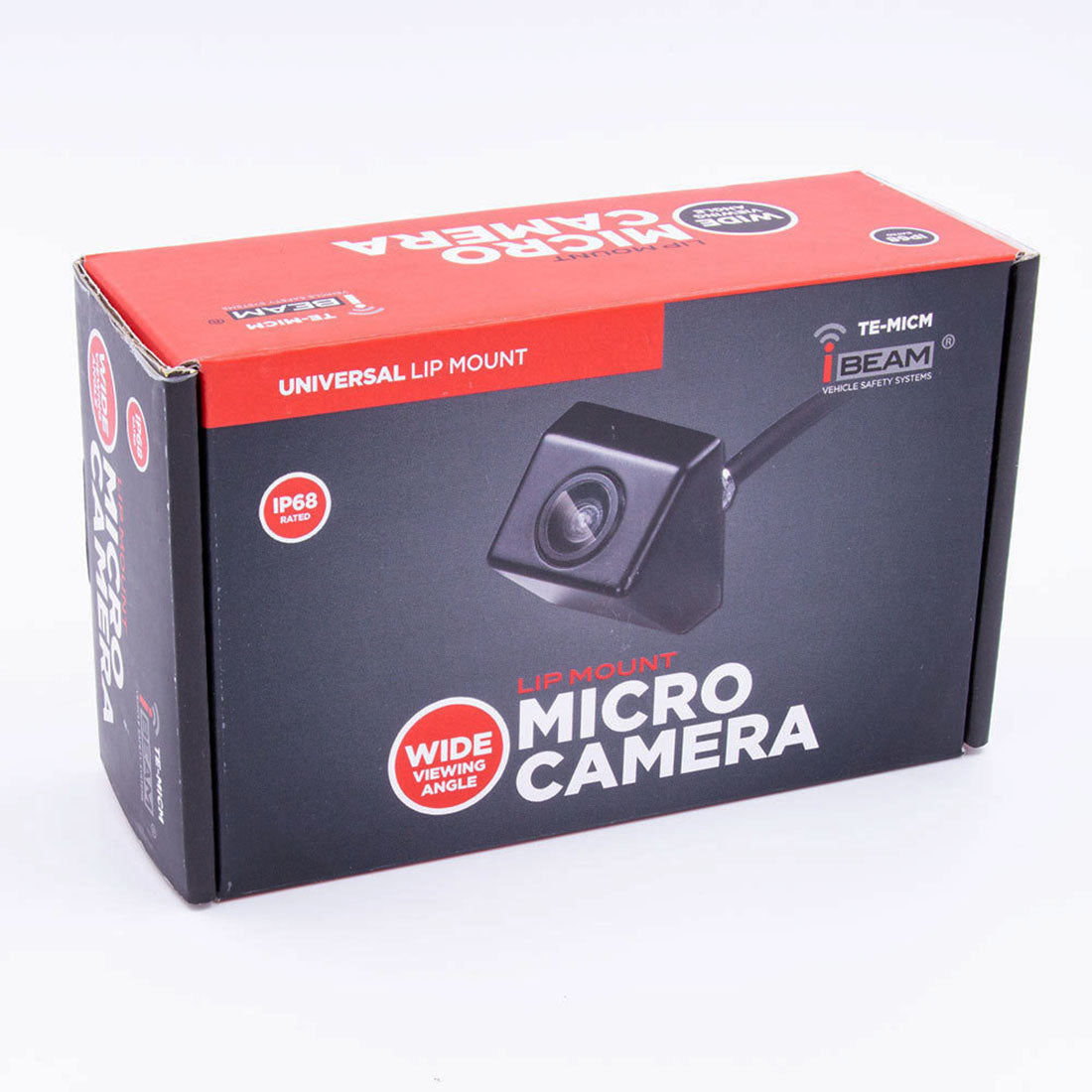 iBeam TE-MICM Universal Lip Mount Fixed Angle IP68 CMOS Micro Camera - Black