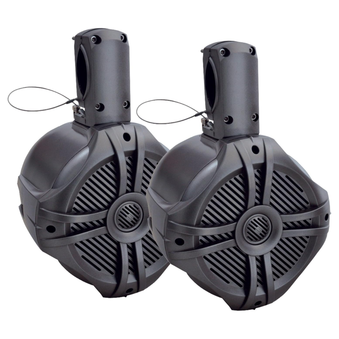 Power Acoustik MWT-65T 6.5" 500W Max Waterproof Marine Wake Tower Speakers -Pair