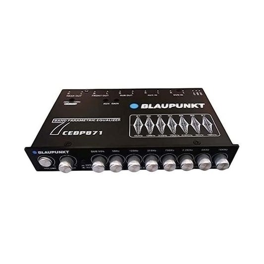 Blaupunkt CEBP871 7-Band Car Audio Graphic Equalizer w// Front 3.5mm Aux Input