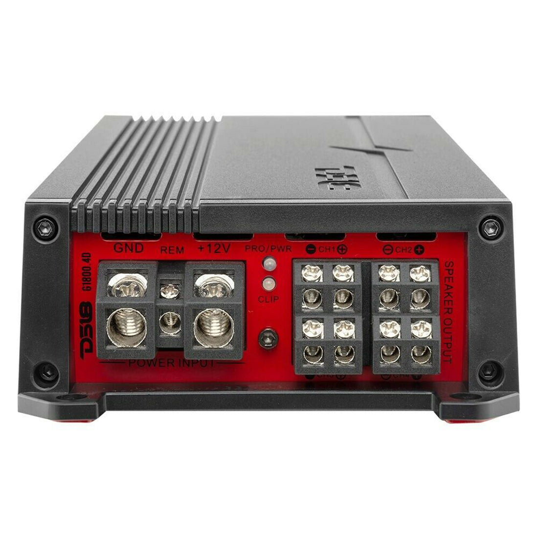 DS18 G1800.4D 1800W Max 4-Channel Class-D Stereo Full Range Car Audio Amplifier