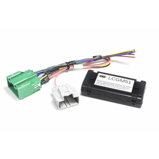 PAC LCGM51 Radio Replacement Interface for Non Amplified 29-Bit GM LAN Vehicles