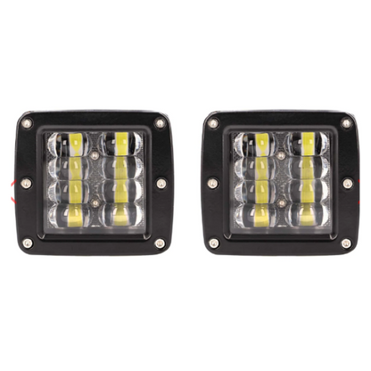 Heise HE-CHASE-CLKT Standard Mount Addressable Chasing LED Cube Lights (Pair)