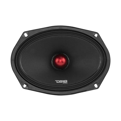 DS18 PRO-X698 550 Watts Max Power 8 Ohm Midrange Car Audio Loudspeaker With Bullet